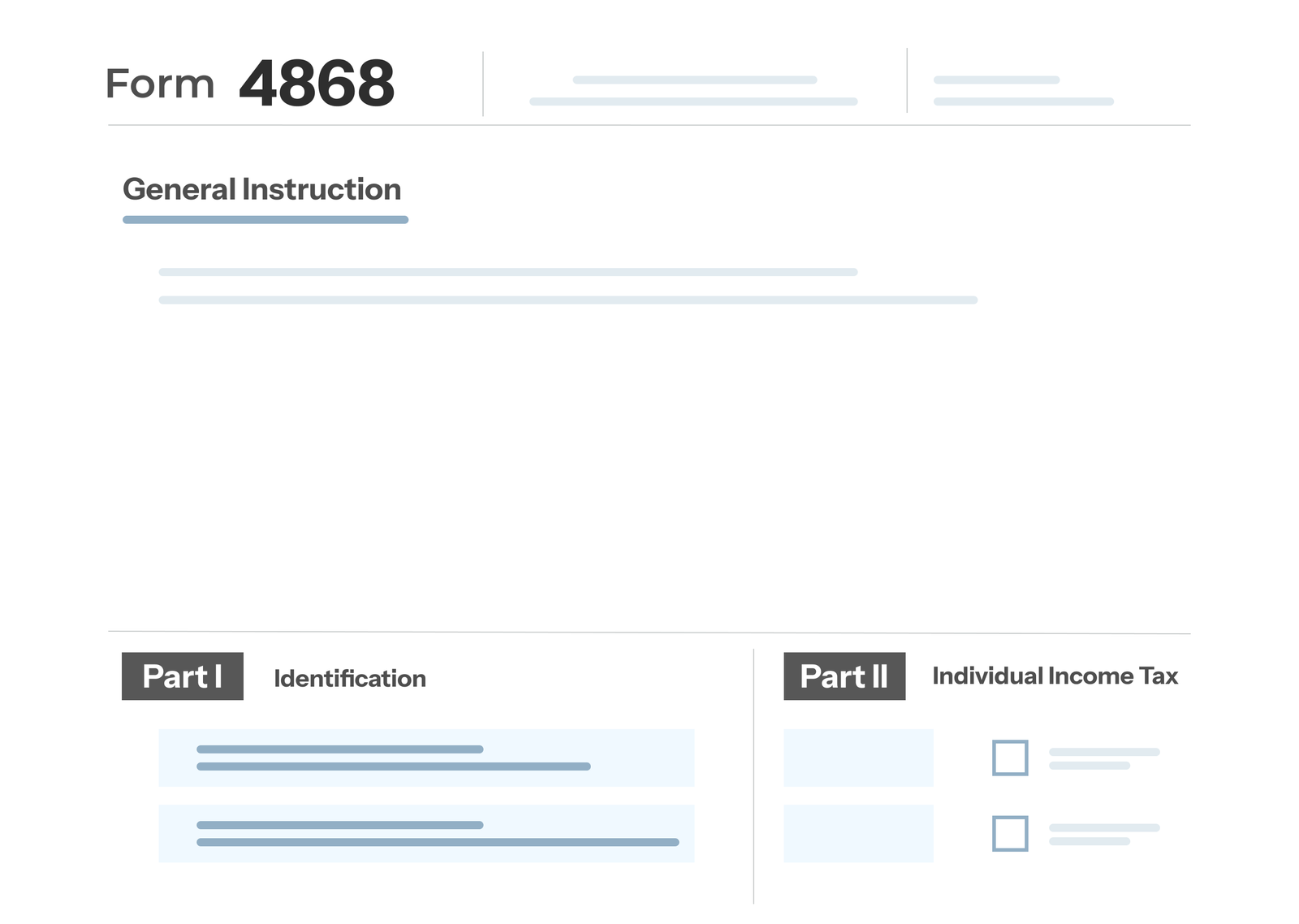 IRS forms and approval notification